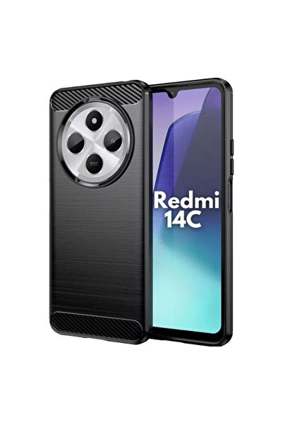 OEM Ανθεκτική Θήκη Θωράκισης TPU Άνθρακα Μαύρη (Xiaomi Redmi 14C / Redmi A4 /...
