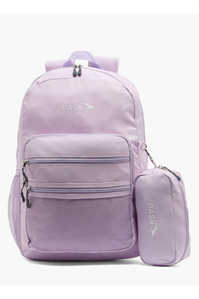 Dash Solid 2-Piece School Backpack Set for Kids 13 Years+ with Pencil Pouch