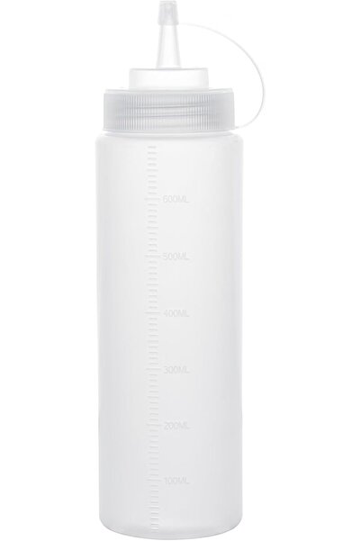 Cuisine Art 24 Oz / 700ml Squeeze Sauce Bottle Dispenser with Attached Cap, F...