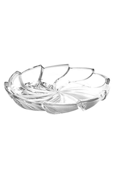 Mondo 6-Piece Eleanor Small Plate Set - 18.5 cm Clear Glass Dinnerware | Eleg...
