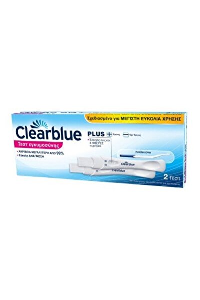 Other CLEARBLUE Τεστ Εγκυμοσύνης Plus Γρήγορης Ανίχνευσης 2 τεμάχια