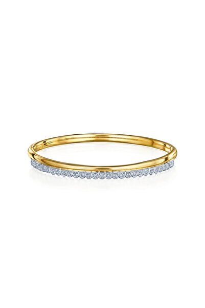 Haziran Accessory, Stone-Encrusted Handcuff Bracelet