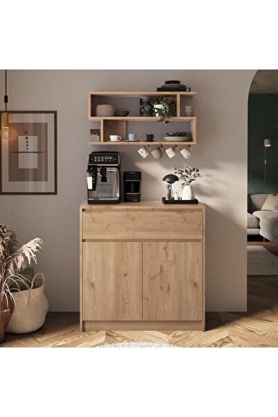 Bimossa Y3850 Nera Sepet Kahve Köşesi, Modern Geniş Depolama Alanı, Yeni Çok ...