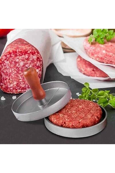 Yıldızan Msa Shop Hamburger Pressi Aluminum 12 cm - Hamburger Making Press 93...