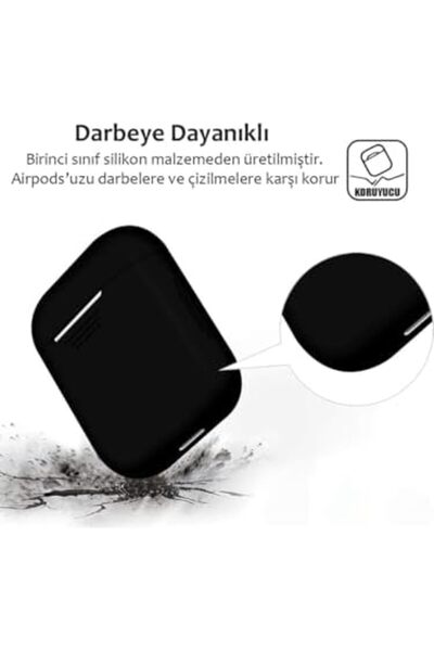 Yıldızan حافظة سيليكون من tua shop متوافقة مع Airpods الجيل الأول والجيل الثا...