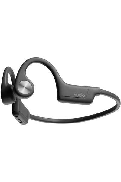 sudio B4 Sports Bone Conduction Open-Ear Wireless Headset, Black, B4BLK