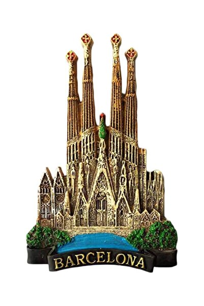 The Bros Magnet Souvenir 3D Sagrada Familia Barcelona Spain Refrigerator Frid...