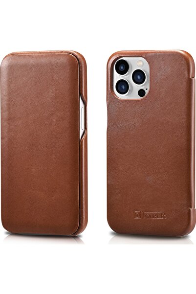 ICARER Vintage Series Curved Edge - Δερμάτινη Θήκη Apple iPhone 13 Pro Max - ...
