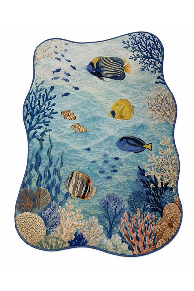Rugs Modern Halı Eta Traditional Patterned Modern Woven Base Decorative Carpet