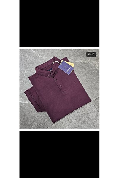 Cinar erkek giyim Men's Polo Neck T-Shirt Slim Fit Combed Cotton Short Sleeve...