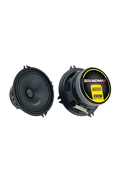 Soundmax SX-MX50 MİDRANGE 13 CM 200 WATT MAXİMUM POWER 100 WATT RMS POWER CLO...