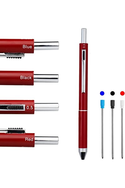 Generic 4-in-1 writing ballpoint pen and mechanical pencil, ballpoint pen wit...