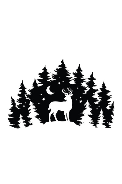 Amo-Stickers Стикер Офроуд АДВЕНЧЪР Еленова гора 70см Тъмно сив