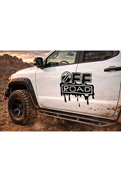 Amo-Stickers Sticker OFF Road Lique 85cm Alb