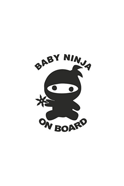 Amo-Stickers Baby On Board 9 25cm Alb