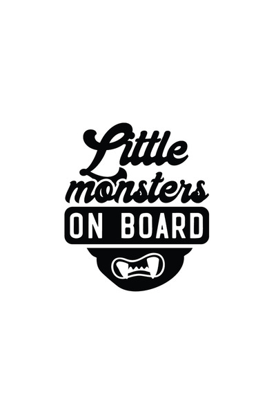 Amo-Stickers Car sticker Little monster 25cm Green