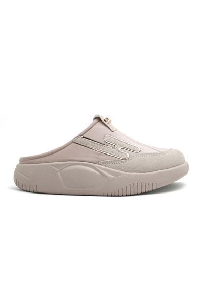 Mamito Ayakkabı Cnf 01 Hologram Detailed Low-Sole Slippers