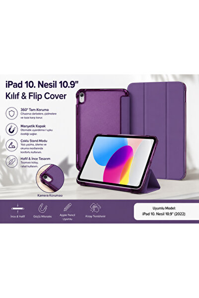 Genel Markalar İPad 10 nesil 2022 10.9 tablet kılıfı
