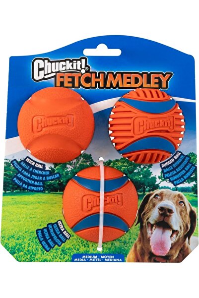 Chuckit ! مجموعة Fetch Medley Gen 3 (كرة فائقة، كرة جلب، كرة متينة) مكونة من ...