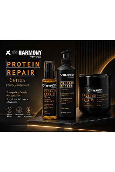 X Pro Harmony Protein Repair Hair Şampuan 500ml + Protein Repair Hair Serum +...