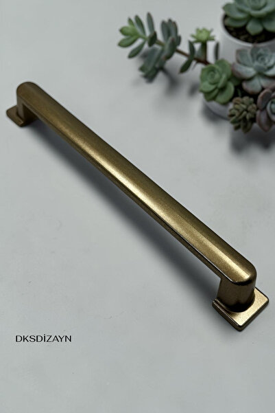 DKSDİZAYN 160mm Aysima Antik Sarı Eskitme Kulp 1. Sınıf METAL Mobilya Çekmece...
