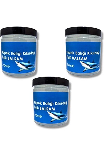 Hobibahçem Shark Cartilage Extract Balm Cream 250 ml X 3 Pieces