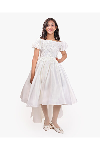 JO FASHION Luxury 3D Embroidered Dress by Laura