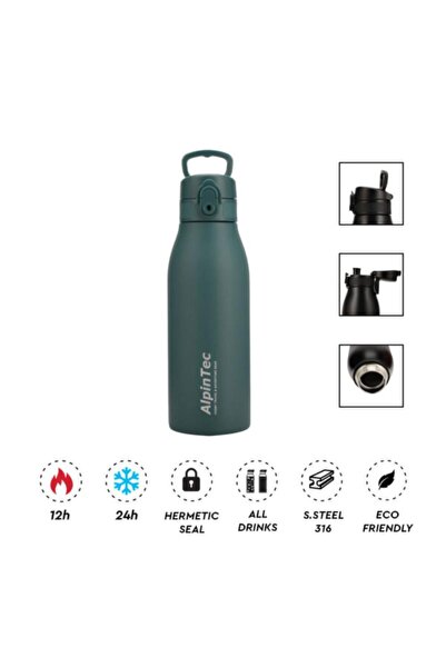 AlpinTec Παγούρι Θερμός Fellow 2 600ml Πράσινο