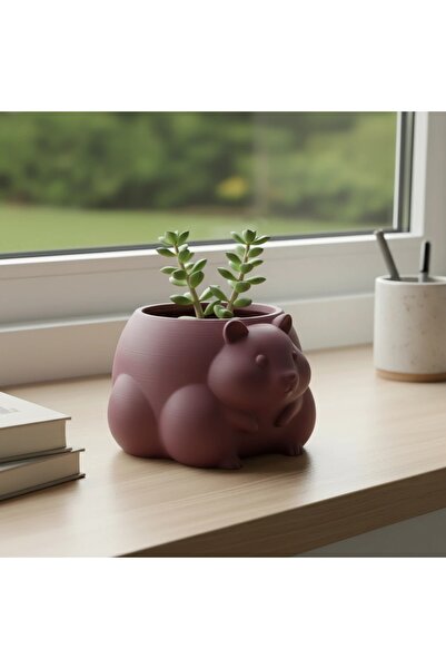 OEM Mini Ghiveci Decorativ Animalut Hamster Imprimat 3D pentru Plante Mici - ...