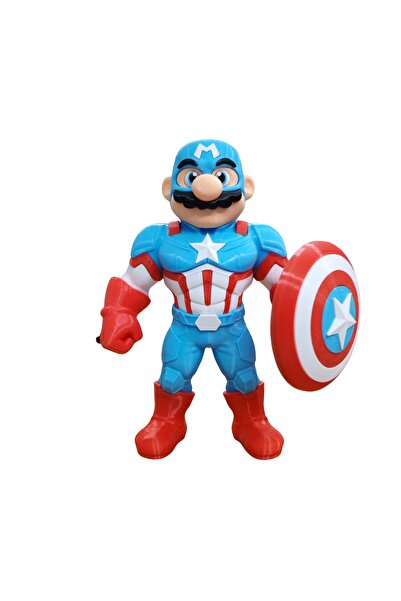 Eva Prints Figurina Captain Mario 28 cm, model decorativ printat 3D in Romani...