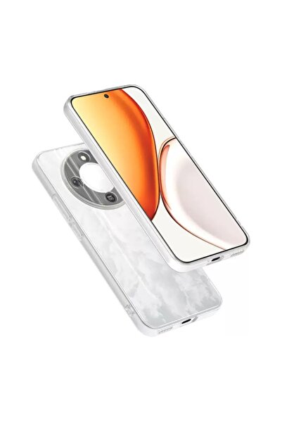 New Face Honor Magic 8 Lite 5G Kılıf Şeffaf Silikon Hibrit Case Kapak