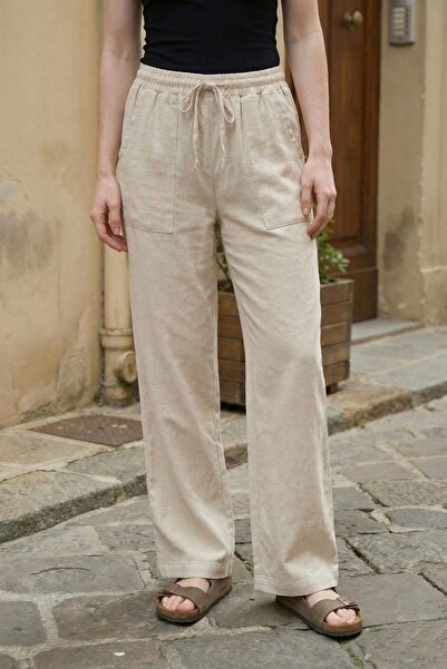 Hiccup My Fashion Wide Leg Linen Trousers