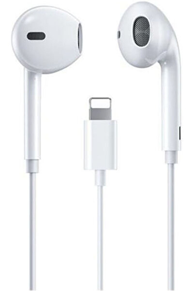 WK YB03 Ακουστικά ψείρες handsfree με βύσμα Lightning Λευκά