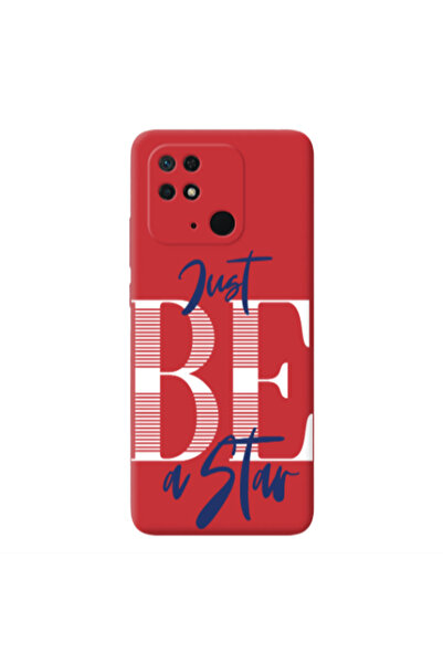 Other Xiaomi Redmi 10C Just Be a Star Red Colored Silicone TPU Θήκη