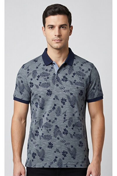 crispino Men's Slim Fit Polo Neck T-Shirt with Pockets