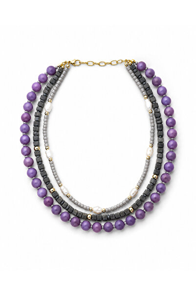 Venus Design Multiple Bead Necklace