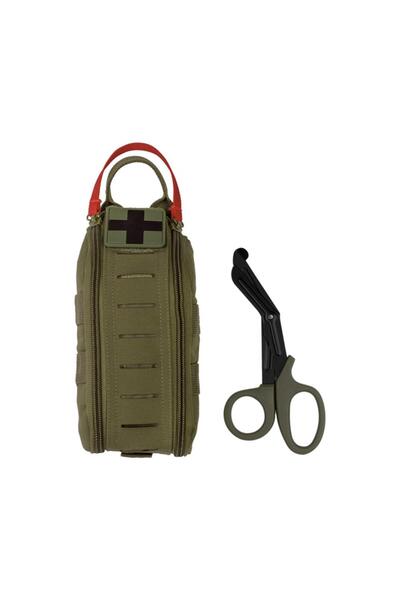 Mil-Tec Θήκη Για Φαρμακείο IFAK Rapid Pack With Scissors Olive