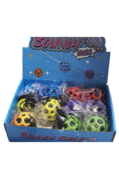 adar Minge de agilitate Bouncy Ball, cu elastic, banda cu scai, Multicolor