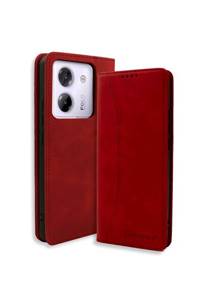 Bodycell Θήκη Xiaomi Poco M7 Pro 5G Book Case Πορτοφόλι - Red