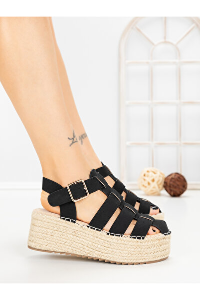 CINK ME Sandale dama cu platforma negre Alessira