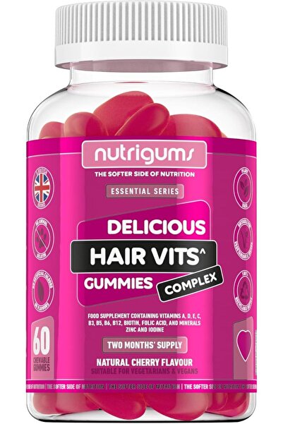 Nutrigums Supliment alimentar Hair Vits Gummies, multivitamine, biotină, vita...
