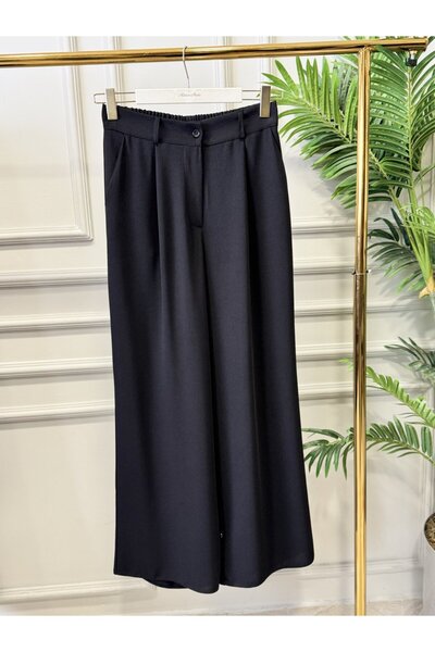 ALANURMODA 3953 بنطلون بالازو أسود