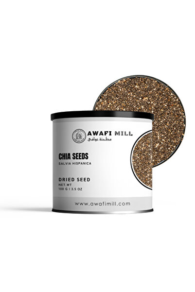 AWAFI MILL Chia Seeds 100g (3.5 oz) | Pure Edible Seeds for Chia Pudding, Smo...