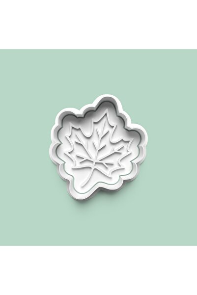 AKTASTORE Autumn Leaf Cookie Mold and Sugar Paste Mold 0967-3
