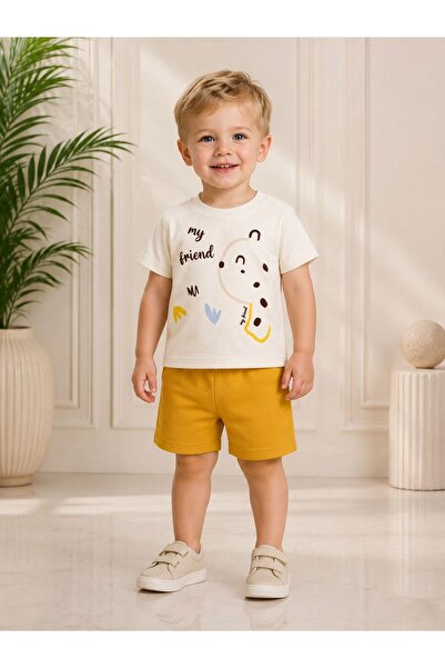 DimpleBaby طقم شورت للأطفال من ماي فريند، مناسب للأعمار من 0 إلى 24 شهرًا، مص...