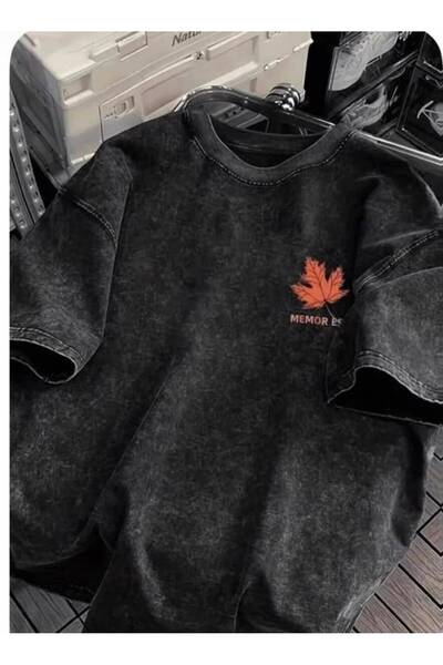 JANTIL MODA Vintage Washed Graphic Printed Unisex Oversize T-Shirt 🎨