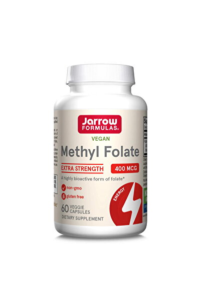 Jarrow Formulas Methyl Folate 400mcg 60cps vegetale Secom,