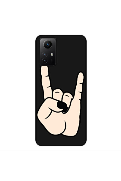 Other Xiaomi Redmi Note 12s Rock Black Colored Silicone TPU Θήκη