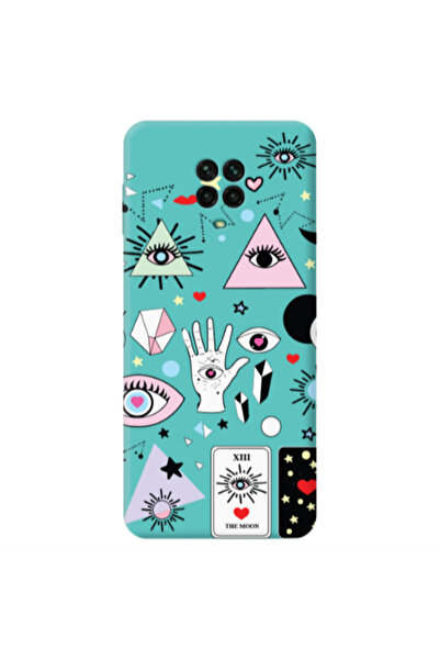 Other Xiaomi Redmi Note 9 Pro Pyramid eyes Turquoise Colored Silicone TPU Θήκη