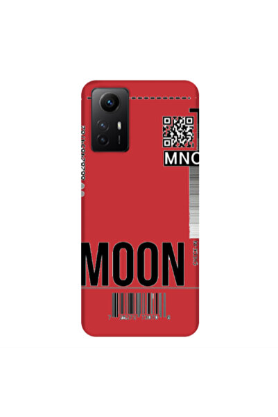 Other Xiaomi Redmi Note 12s A ticket to the moon Red Colored Silicone TPU Θήκη